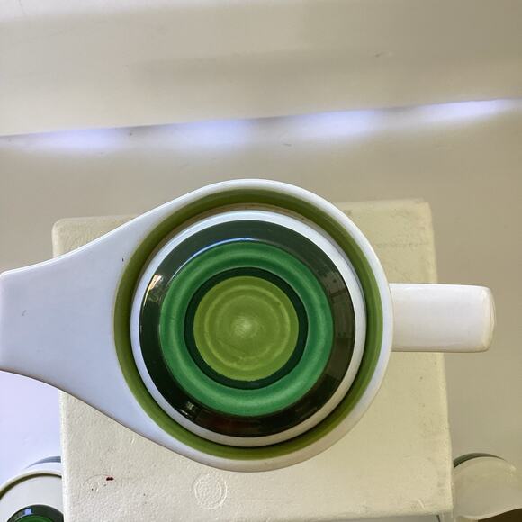 Vintage Noritake 8755 “Picnic” Coffee Set – 3 Pc – Japan 1972 Rare MCM. - Picture 9 of 13